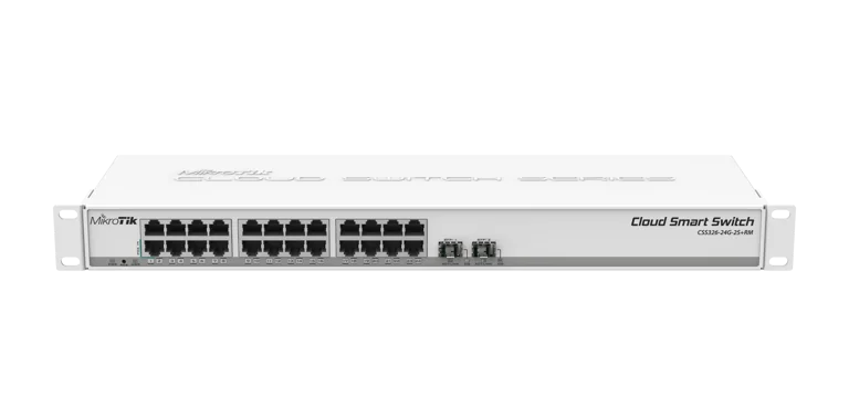 [MT-CSS326] MikroTik CSS326-24G-2S+RM SwOS Switch